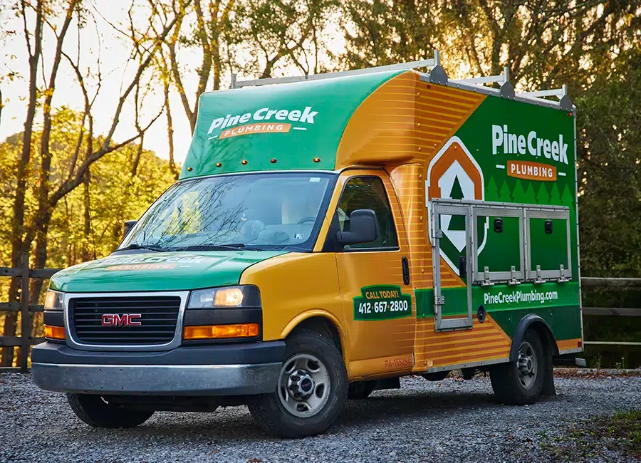 Pine Creek Plumbing truck