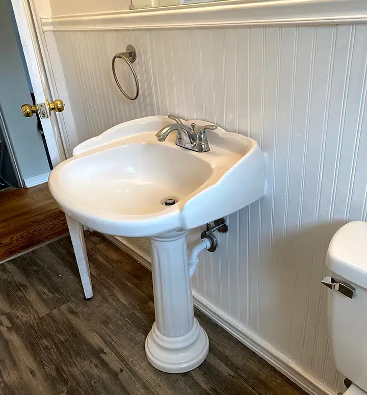 new sink installation